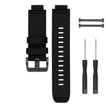 Bracelet de montre en nylon pour Garmin Black
