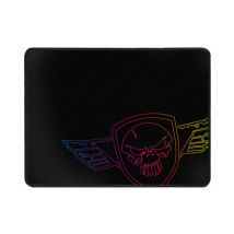 Spirit of Gamer Darkskull - XL Tapis de souris de jeu Noir, Bleu, Rouge, Jaune