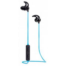 Manhattan 179591 auricular y casco Auriculares Inalámbrico gancho de oreja, Dentro de oído, Banda para cuello Llamadas/Música MicroUSB Bluetooth Negro