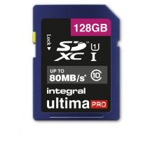 Integral 128GB ULTIMAPRO SDHC/XC 80MB CLASS 10 UHS-I U1 SD Clase 10 - Nuevo
