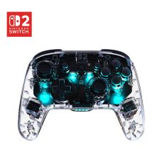 Turtle Beach Afterglow Transparente Mando de gaming RGB inalámbrico Licencia oficial para Nintendo Switch 2 - Nuevo