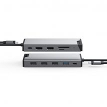 ALOGIC DV3 Alámbrico USB 3.2 Gen 1 (3.1 Gen 1) Type-C Plata - Nuevo