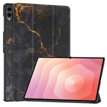 imoshion Coque tablette Design Trifold pour Samsung Galaxy Tab S11 Ultra - Black Marble