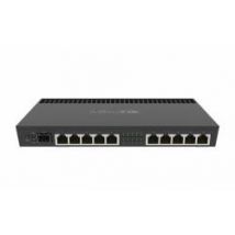 Mikrotik RB4011IGS+RM Routeur connecté Gigabit Ethernet Noir (RouterBOARD 4011iGS+RM - 10x1000-T, 1xSFP+, RouterOS L5, Desktop Case w. Rackmount Kit -