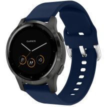imoshion Bracelet silicone pour le Garmin Vivoactive 4L - Bleu foncé