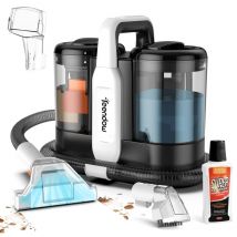 Teendow C5 Aspiradora - 450W 11000Pa 1500ML+800ML Ruido 80dB Peso 4kg Portátil y Silenciosa - Negro - Nuevo