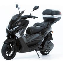 Calico - Scooter électrique 125cc - moteur 7000 W - batterie 72V 115Ah, noir brillant