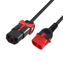 ACT AK5502 cable eléctrico Negro 1 m Acoplador C13 Acoplador C14 - Nuevo