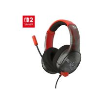 Auricular gaming con cable Turtle Beach Airlite Fit Mario Star Nintendo Switch 2 Negro - micrófono anti-ruido con brazo - auriculares supraaurales de 