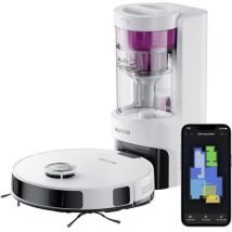 Eureka E10s Robot aspirapolvere con stazione senza sacco e svuotamento automatico - Bianco - Nuovo
