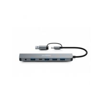 Hub MINEE USB-A/C con 7 porte Multi-connettore USB ultraveloce 3.0 15 cm - Nuovo