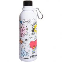 Botella Metalica Hot&cold 500ml Bt21 - Nuevo
