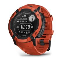 Garmin Instinct 2X Solar 2,79 cm (1.1 ) MIP 50 mm Numérique 176 x 176 pixels Écran tactile Rouge GPS (satellite)