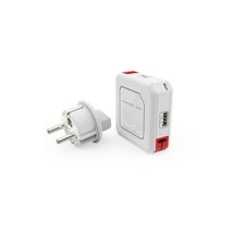 Allocacoc 9302/EUUHUB hub & concentrateur USB 2.0 Blanc