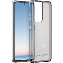 JUST GREEN Carcasa protectora para Samsung Galaxy S21 Ultra 5G Infinia Reciclable Negro transparente - Nuevo