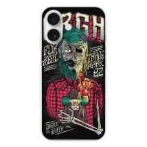 Coque en silicone - Compatible pour Apple iPhone 17 - design skull urgh