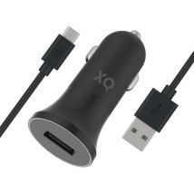 Xqisit 36076 chargeur d'appareils mobiles Smartphone Noir Allume-cigare Auto