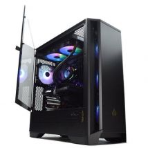 Boîtier ATX Semi-Tower Forgeon Mithril Noir - Nuevo