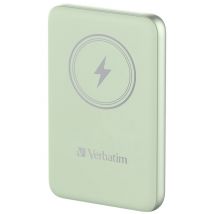 Verbatim Charge 'n' Go Polímero de litio 10000 mAh Cargador inalámbrico Verde - Nuevo