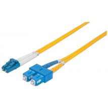 Intellinet 473729 câble InfiniBand et à fibres optiques 5 m LC SC Jaune