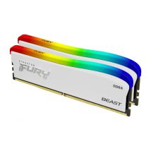 Kingston Technology FURY 16GB 3600MT/s DDR4 CL17 DIMM (Kit of 2) Beast blanc RGB SE