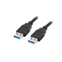 Lanberg CA-USBA-30CU-0005-BK cable USB 0,5 m USB 3.2 Gen 1 (3.1 Gen 1) Negro - Nuevo