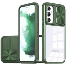 imoshion Coque arrière Camslider pour Samsung Galaxy S23 FE - Vert foncé