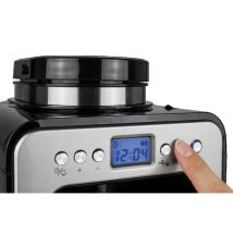 Cafetière filtre Caso 1848 Compacte acier inoxydable et noir