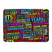 Sharkoon 20 Years Mouse Mat Tapis de souris de jeu Multicolore