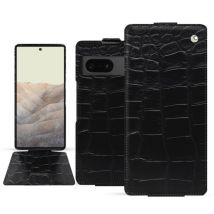 Funda de piel Google Pixel 7 - Solapa vertical - Negro - Cueros especiales - Nuevo