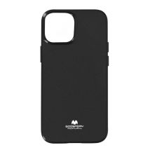 Coque iPhone 13 Mini Silicone Gel Effet Brillant Mercury noir