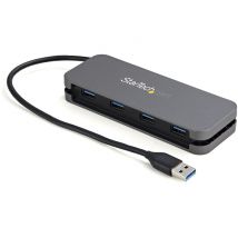 StarTech.com Hub USB 3.0 à 4 Ports - USB-A vers 4x USB-A - Mini Hub USB 3.2 Gen 1 Type-A SuperSpeed 5Gbps - Alimenté par Bus - Concentrateur USB avec 