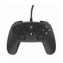 Mando con cable Alpha Omega Players Black para Nintendo Switch PC y Android - Nuevo