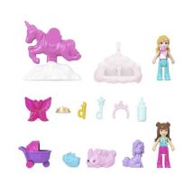 Polly Pocket - Set 2 en 1 Conejo - Con 2 figuras y 12 accesorios - Polly Pocket - JFT88 - Nuevo