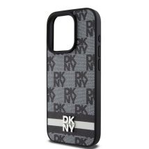 DKNY Funda para iPhone 14 Pro Elegant con diseño de azulejos y rayas Negro - Nuevo