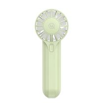 Mini Ventilateur de Poche Portable 3 Vitesses Compact Rechargeable 1200mAh Vert
