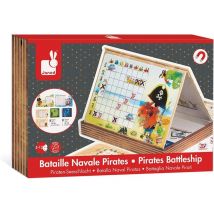 Batalla de barcos piratas - Juego de mesa de Janod para niños - Nuevo