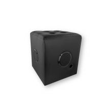 Haut-parleur Bluetooth - pouf Hocker avec Noir (HPG522BT)