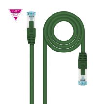 Nanocable Cable de Red Cat.7 600MHZ LSZH SFTP PIMF AWG26, Verde, 50 cm - Nuevo