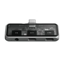 Satechi XR 100W Mobile USB Hub con salida de audio y vídeo 4K compacto Gris - Nuevo