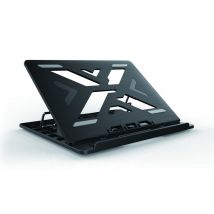 Conceptronic ERGO Laptop Cooling Stand Supports de Laptop Noir 39,6 cm (15.6 )