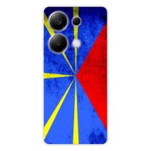 Coque en silicone - Compatible Xiaomi Redmi Note 13 Pro 4G - design drapeau la reunion