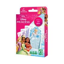Jeu de cartes 7 Familles CARTAMUNDI BRE10005590 000 4 en 1 Disney Princesses 28 cartes Rose