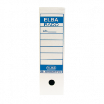 Elba Definitive File Box Extended Folio - Résistant et Durable - Idéal pour Organiser des Documents - Design Élégant et Fonctionnel - Couleur Blanc et