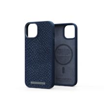 Njord byELEMENTS Salmon Leather Magsafe Case - iPhone 14 - Blue Apple iPhone 14