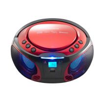 Radio FM/CD/MP3/USB/Bluetooth Modello SCD-550 con schermo LCD ed effetti luminosi - Nuovo