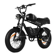 Bicicletta Elettrica PIXAR Super | Velocità Massima 25 km/h | Autonomia 100 km | Motore 500W | Batteria 48V 30Ah | Pnei da 20 PolliciT | Nero - Nuovo