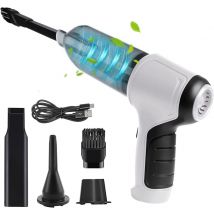 Aspirateur de table sans fil 3 en 1 blanc noir