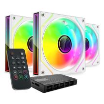 Mars Gaming MF3DPROKITW sistema di raffreddamento per computer Case PC Ventilatore 12 cm Bianco - Nuovo