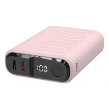 RealPower PB-10000C PD+ 10000 mAh Rosa (Powerbank RealPower PB-10000C PD+ mit) - Nuovo